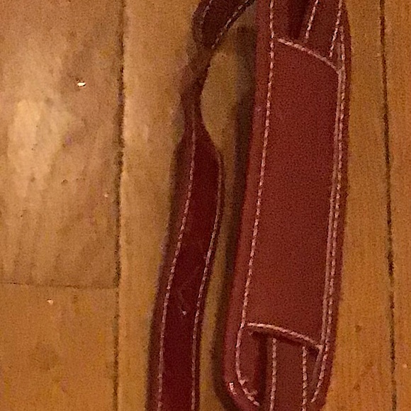 Siamod, Monterosso, SERVANO, Embossed Crocco Leather, 13" Tablet Briefcase, Red - Picture 10 of 10